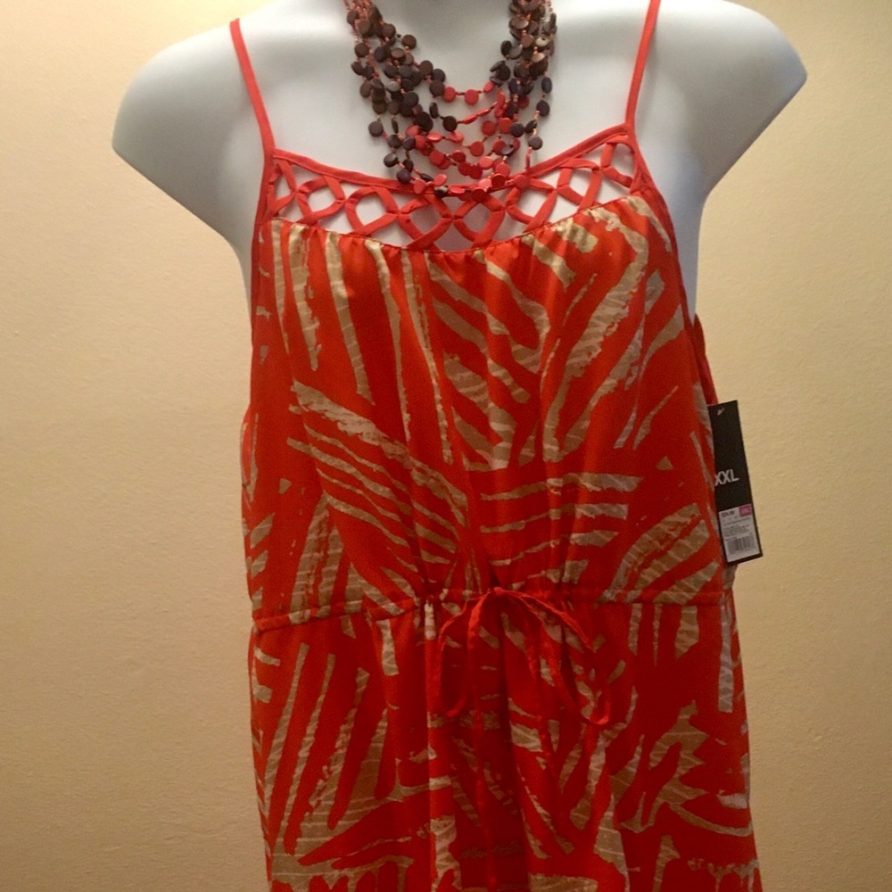 NWT MOSSIMO SIZE XXL TROPICAL PRINT SUNDRESS